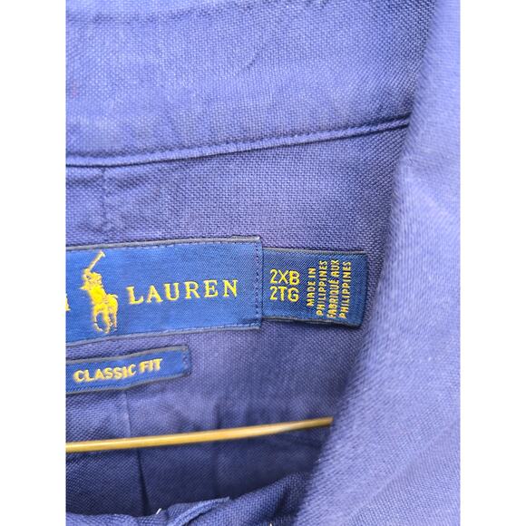 Ralph Lauren Big & Tall Men’s 2XB Long Sleeve Shirts Lot – (2 Shirts) - Picture 3 of 5